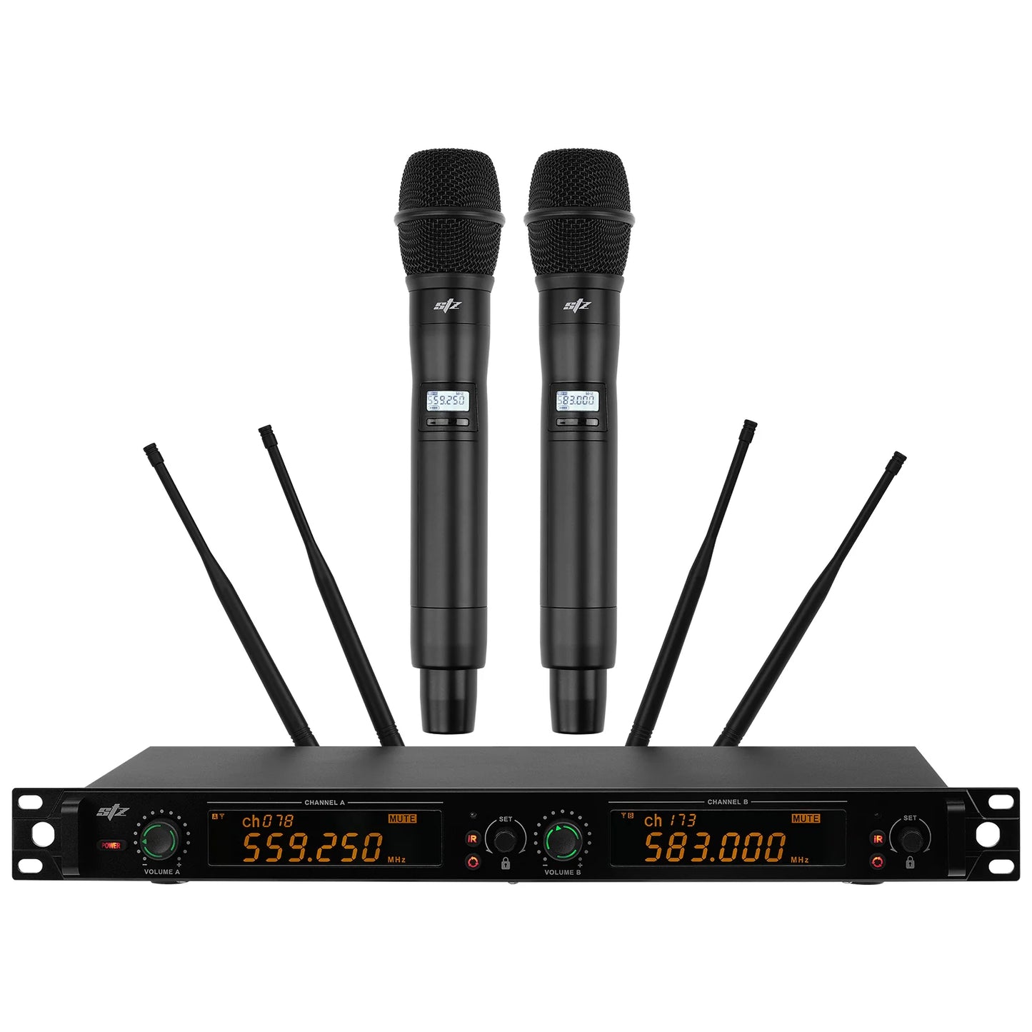 STZ Wireless Dual Microphones UHF STZ-W7752