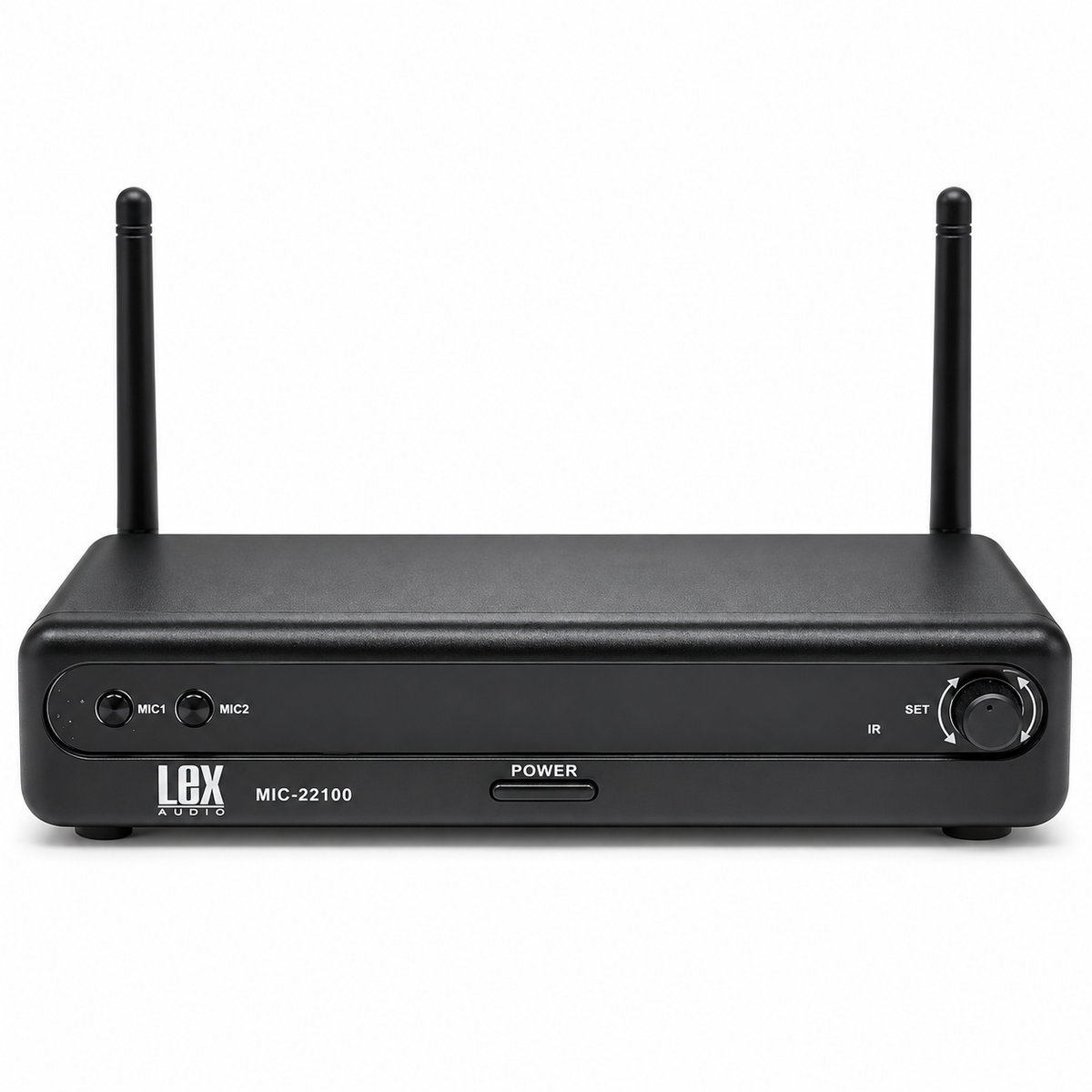 LEX Professional Dual UHF Wireless Microphone System with XLR & 1/4” Outputs