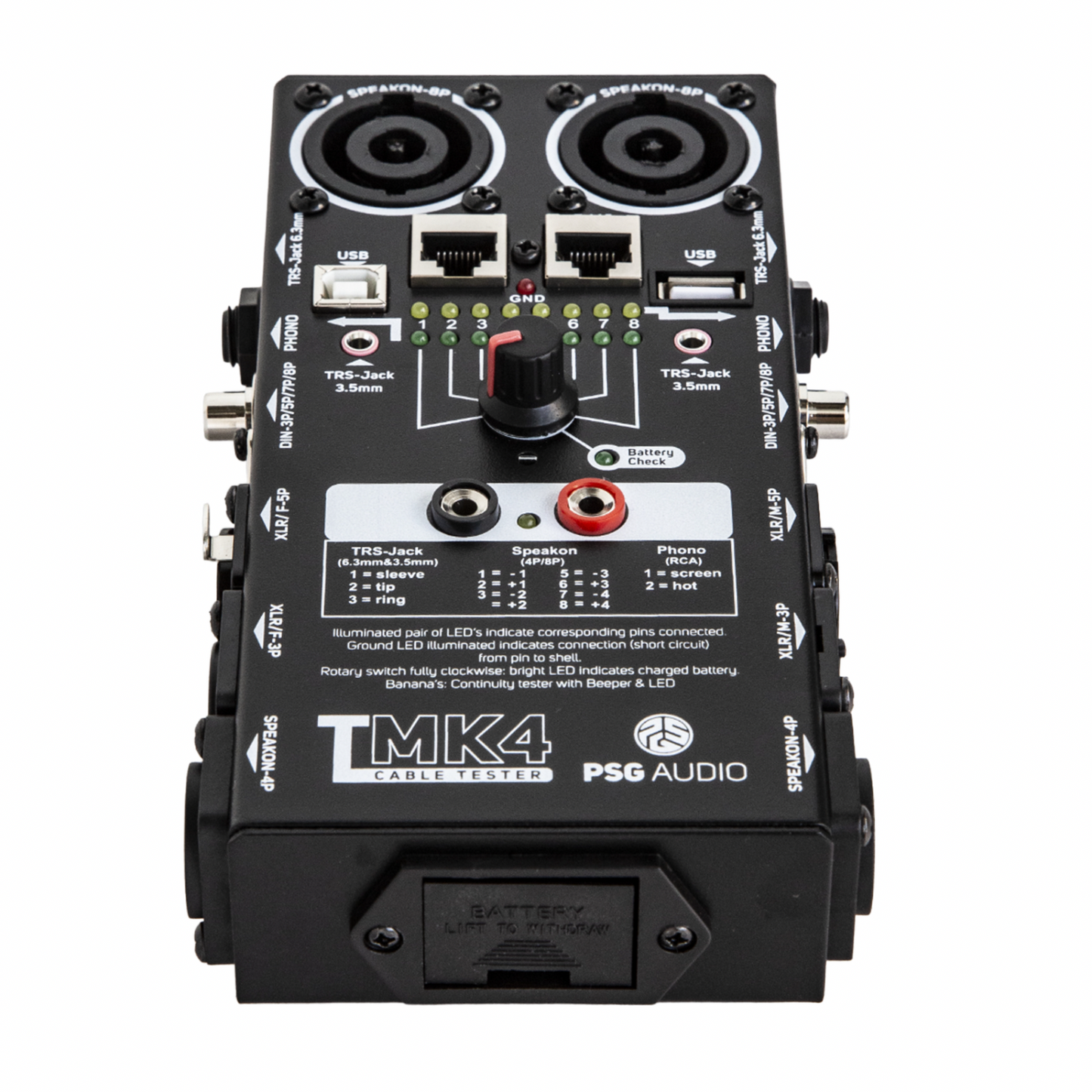 PSG Audio Cable Tester Multiple Function T-MK4
