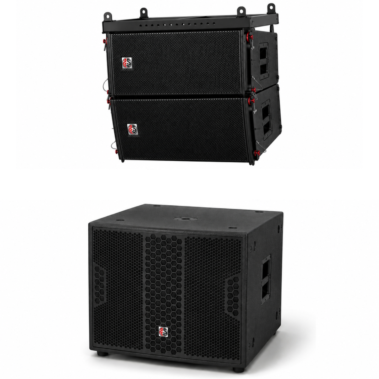 PSG Audio Professional Powered Line Array System with 18” Subwoofer APEX-18