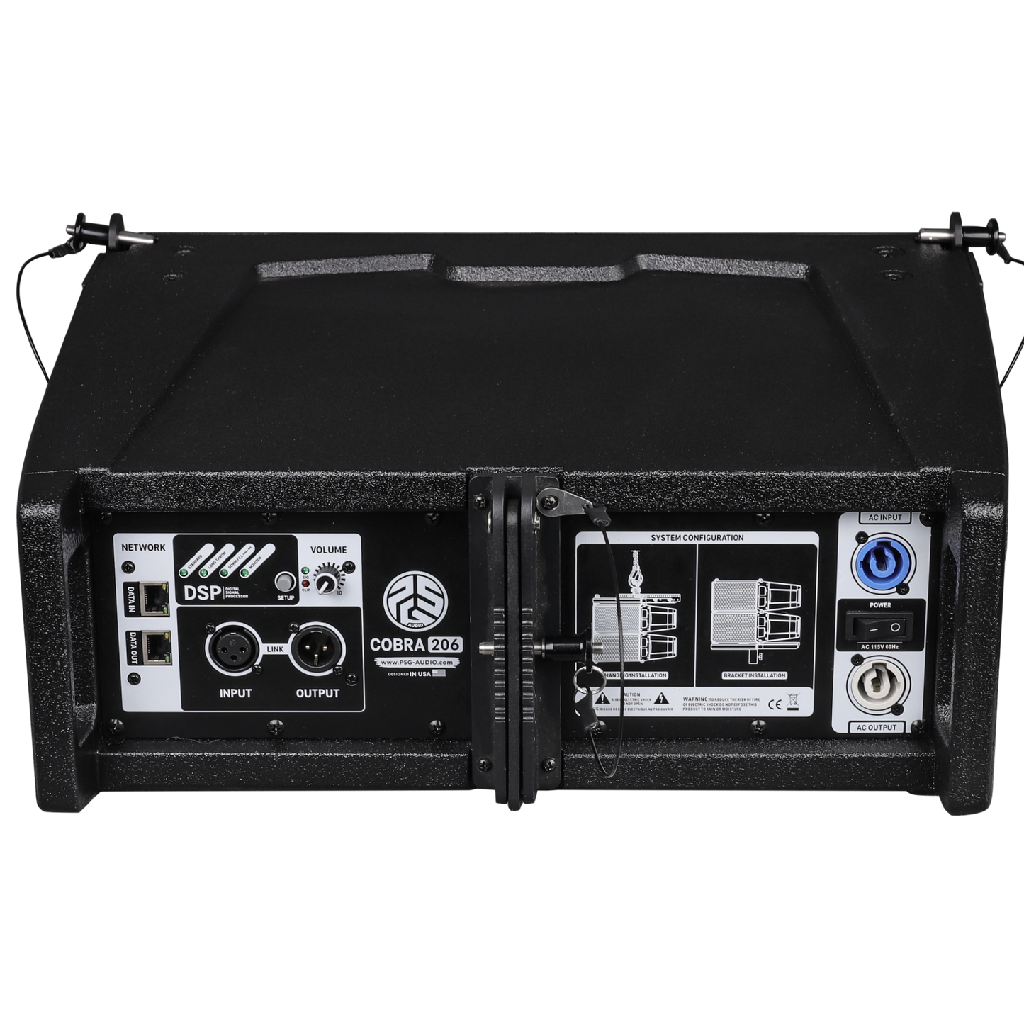 PSG Audio Cobra 206 Active 2x6” Line Array Speaker 1200W DSP