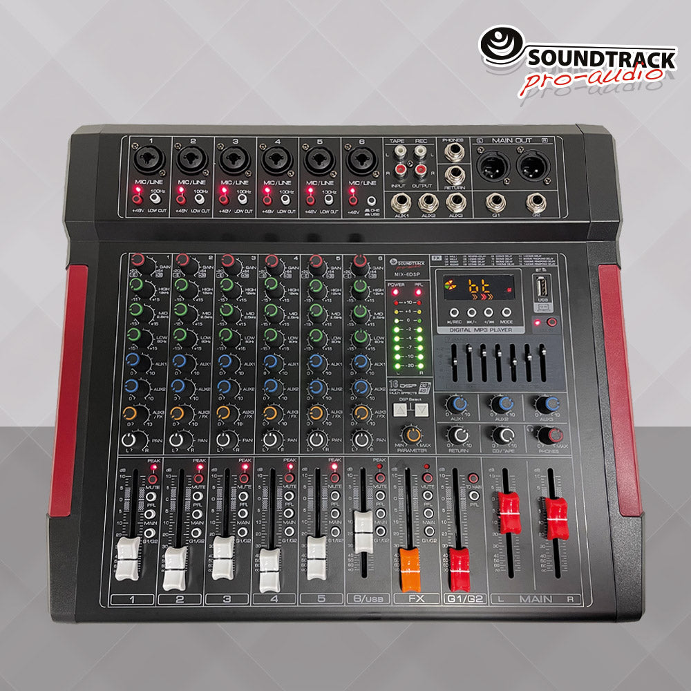 Soundtrack 6Ch DSP Mixing Console XLR MIX-6DSP