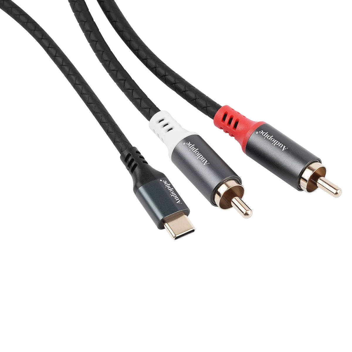 Audiopipe 5 Ft USB-C to Dual RCA Audio Cable PRAC-TYC2RCA