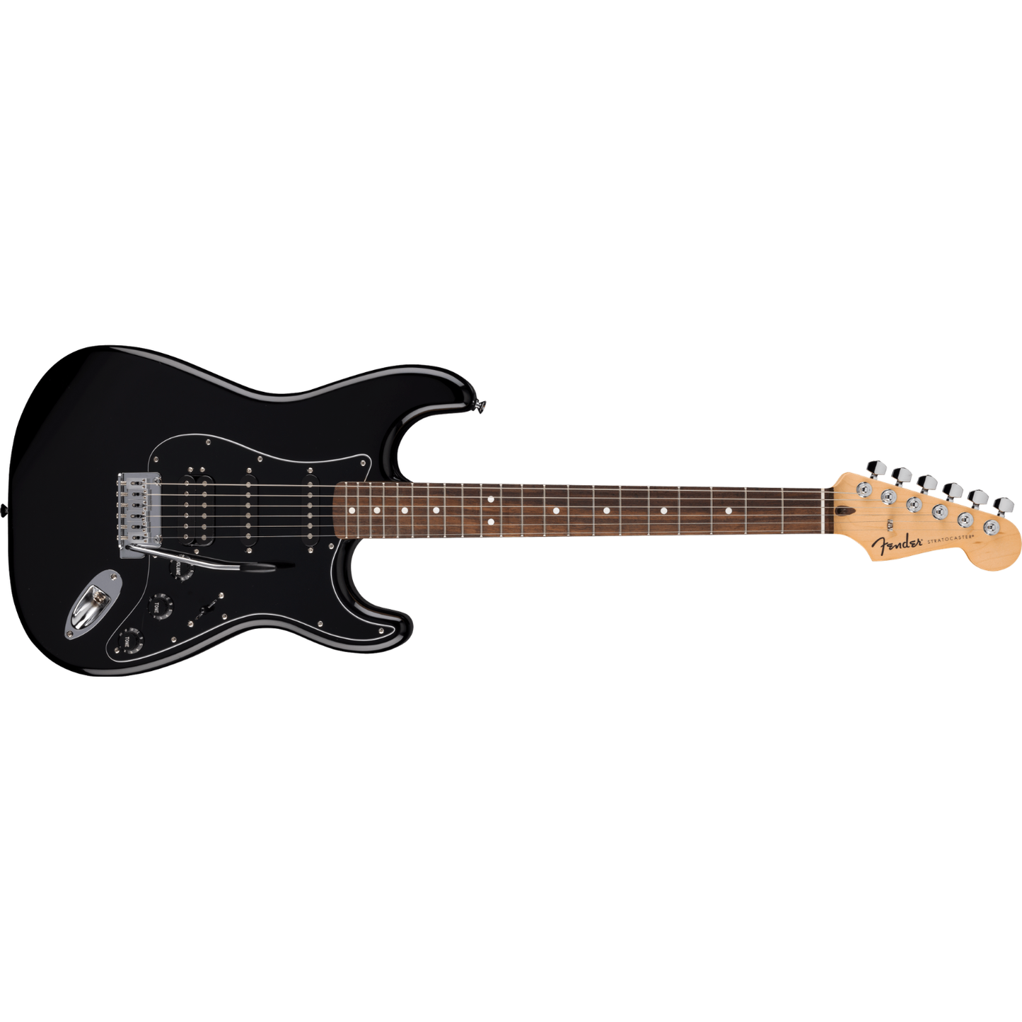Fender Standard Stratocaster HSS Electric Guitar - Black | Raquel Certified
