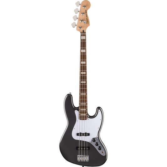 Squier Limited Edition Affinity Series Active Jazz Bass - Charcoal Frost Metallic | Raquel Certified