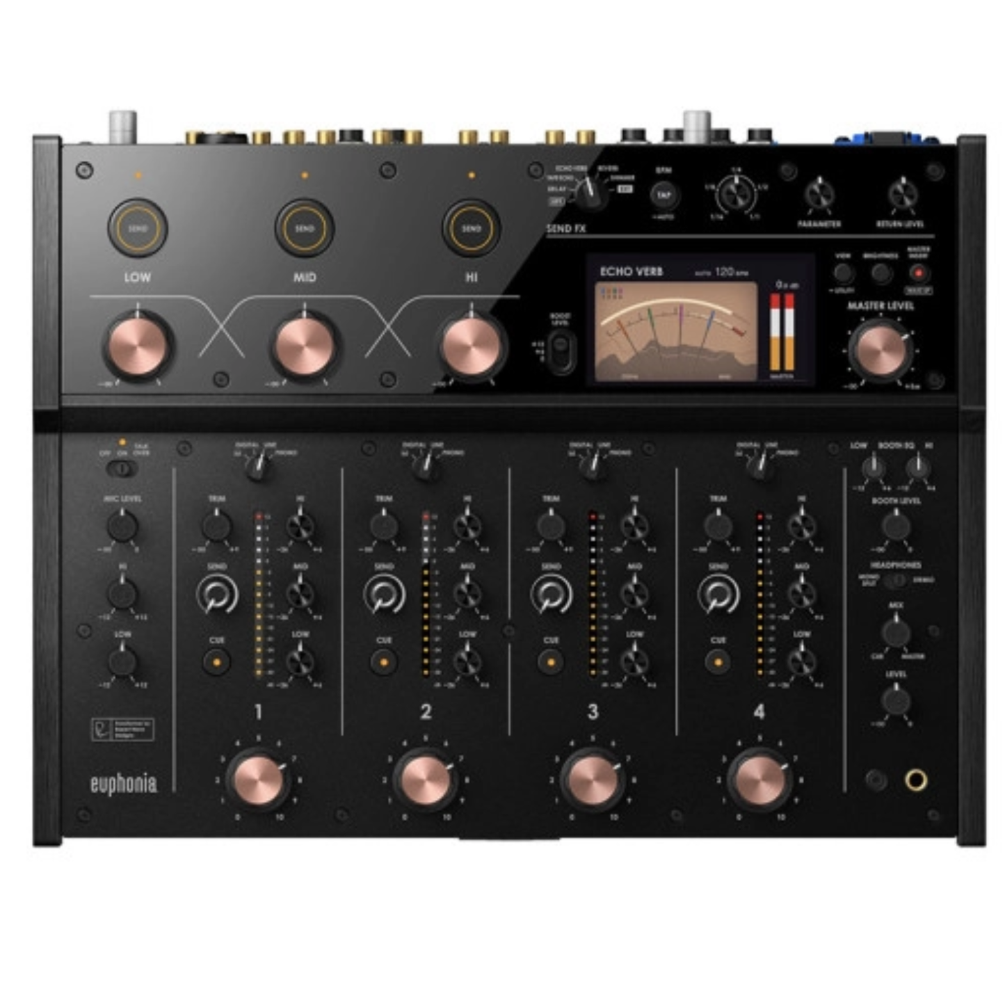 AlphaTheta EUPHONIA Professional Rotary DJ Mixer (Special Order)
