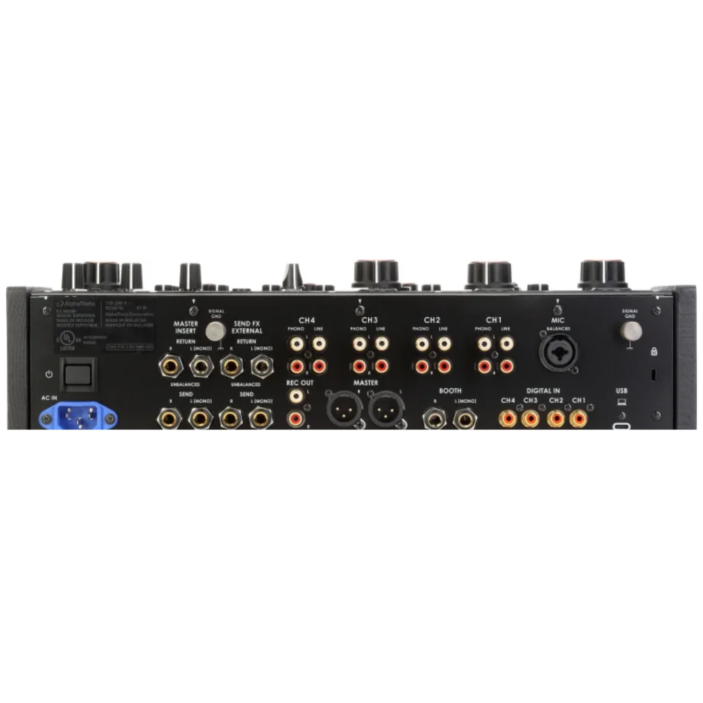 AlphaTheta EUPHONIA Professional Rotary DJ Mixer (Special Order)