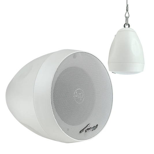Audiopipe Indoor/Outdoor Weatherproof Loudspeakers ODP-HS-518WH