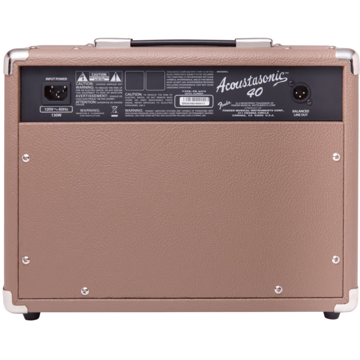 Fender Acoustic Guitar Amplifier Acoustasonic40