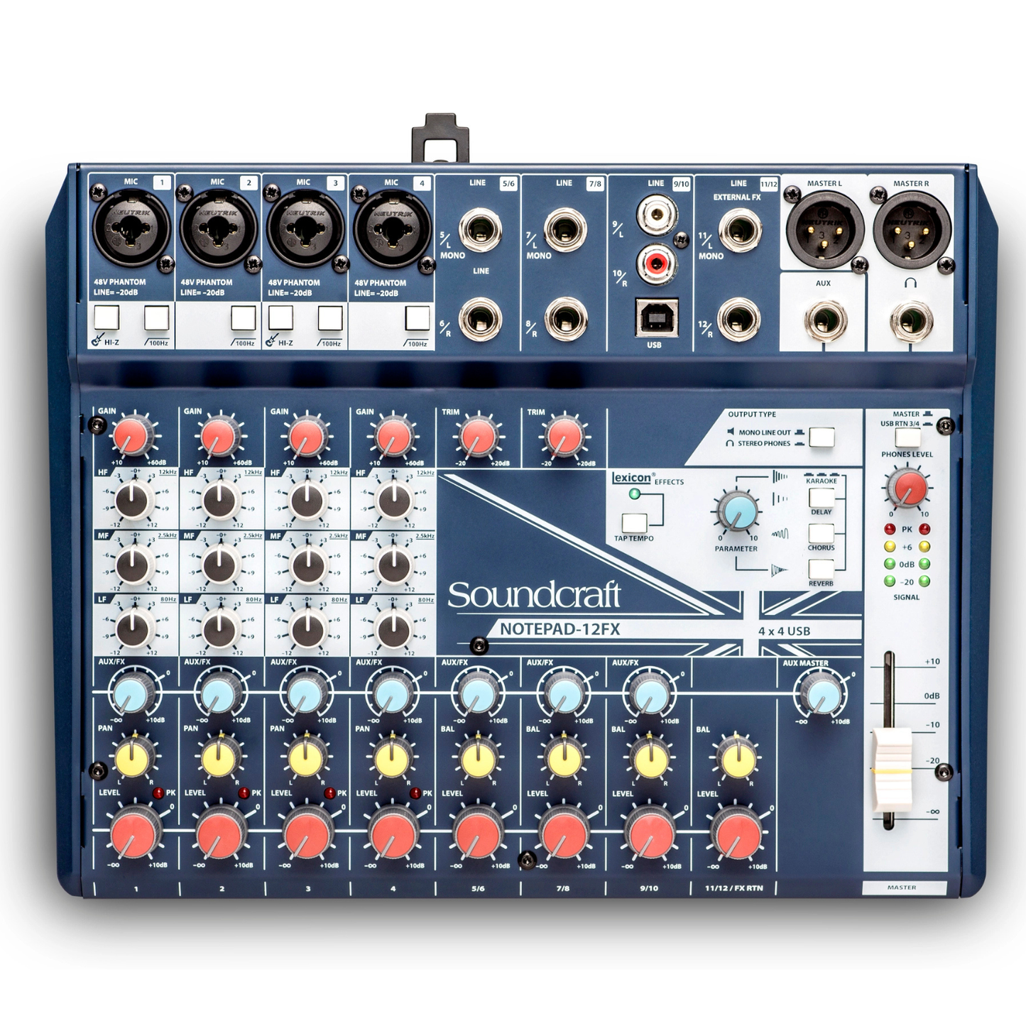Soundcraft Compact Mixer Notepad-12FX