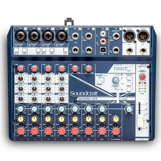 Soundcraft Compact Mixer Notepad-12FX