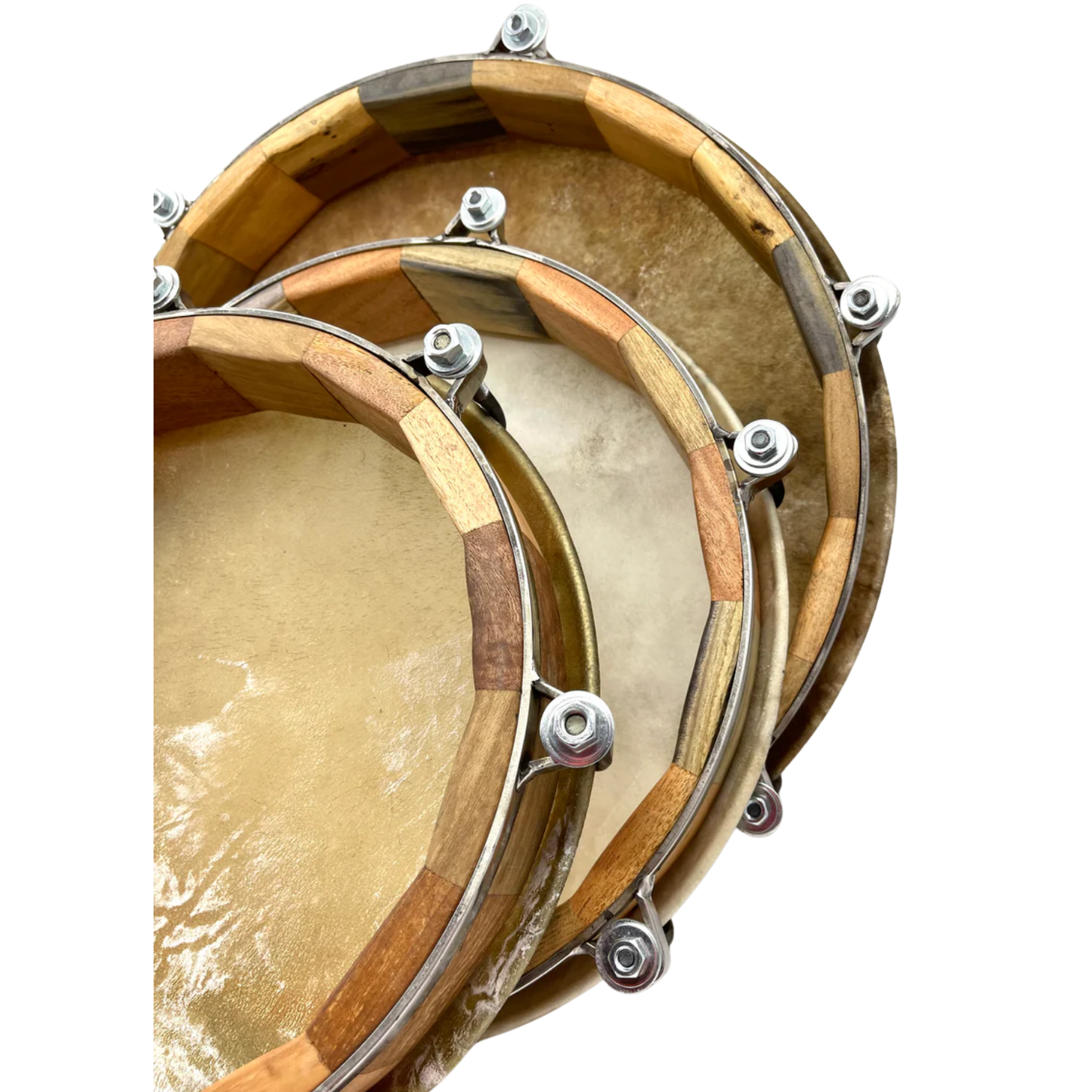 Professional Pandero Set – Handcrafted by Panderos PR × Raquel Music Store Special Order