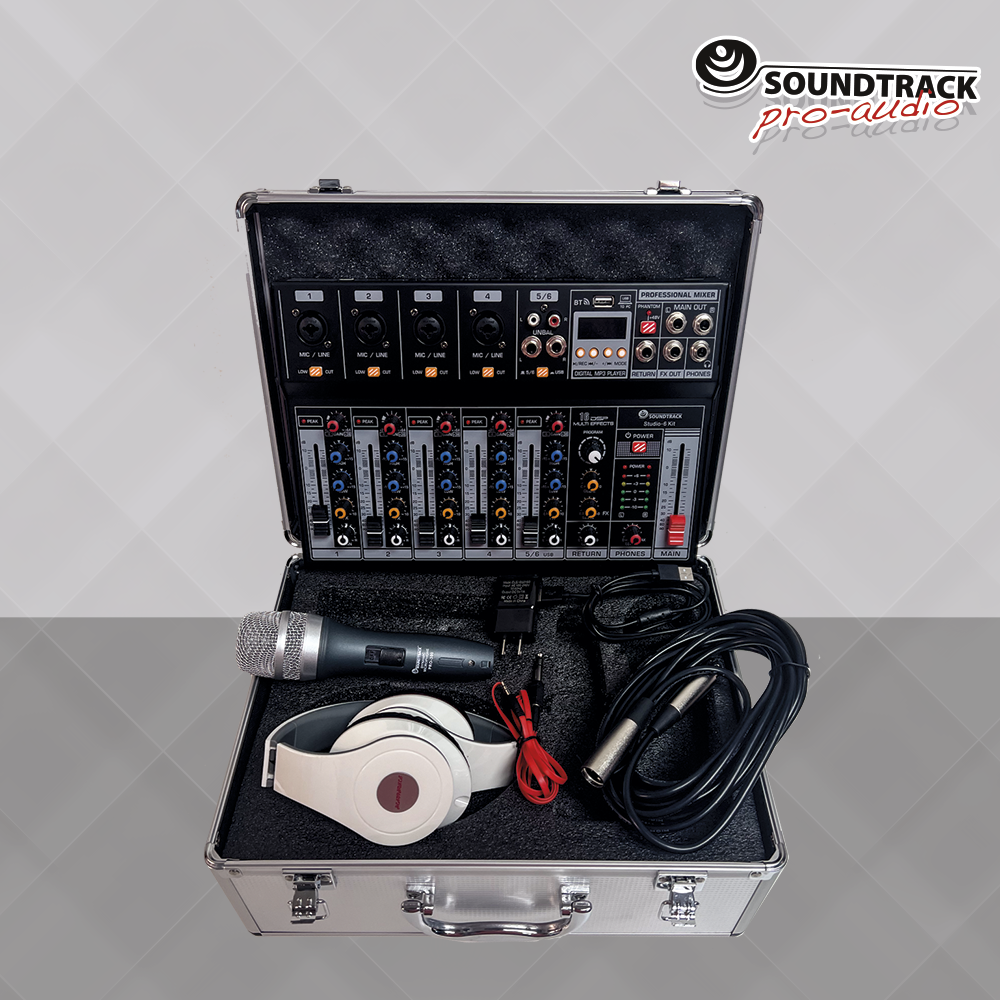 Soundtrack Microphone Set and Mixer STUDIO-6KIT