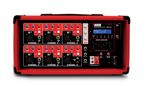 Novik Neo Cabinet Powered Mixer 6 CH NVK-6400BT