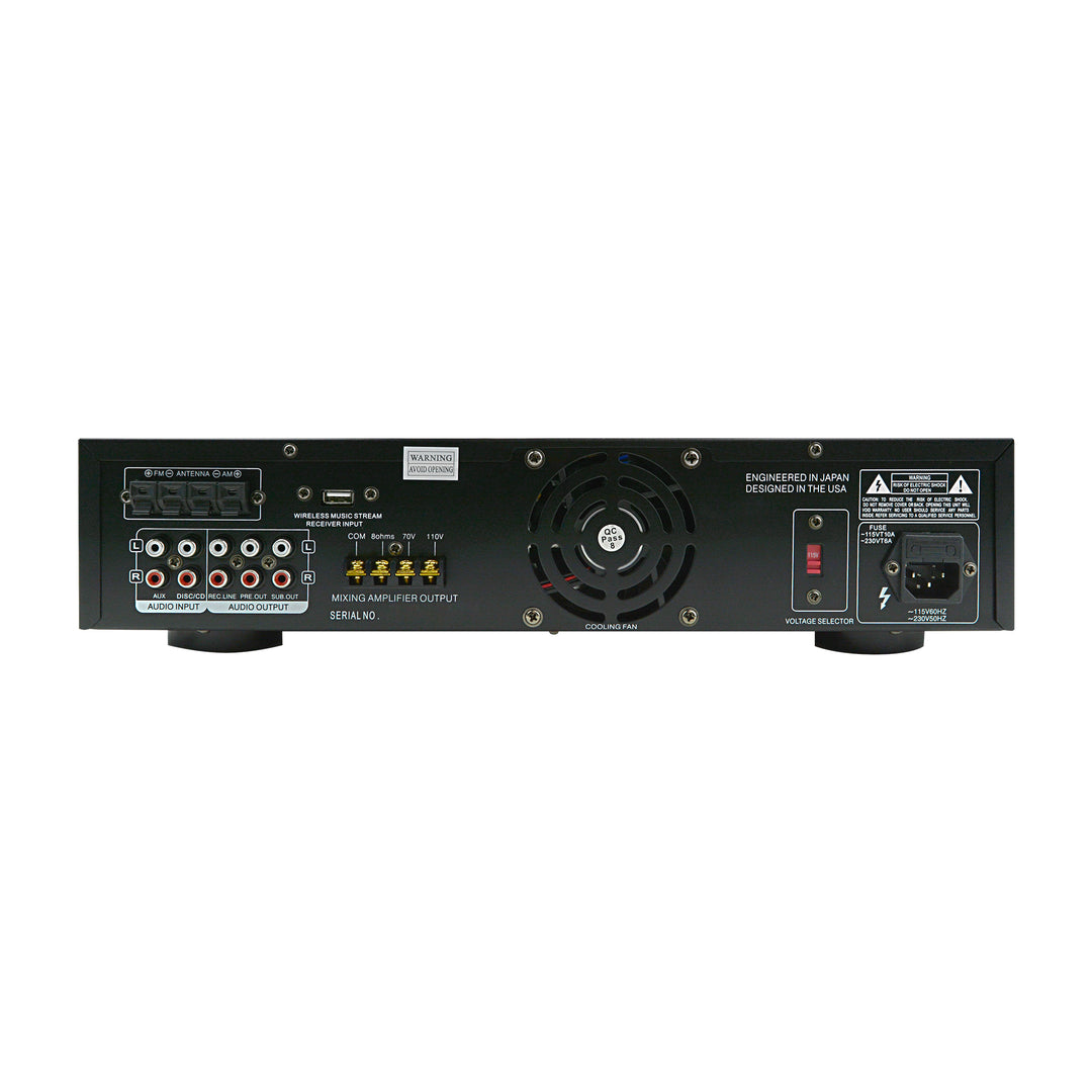 Studio Z Digital Receiver P.A. Amplifier with 70V/110V Line Output SPA-5070
