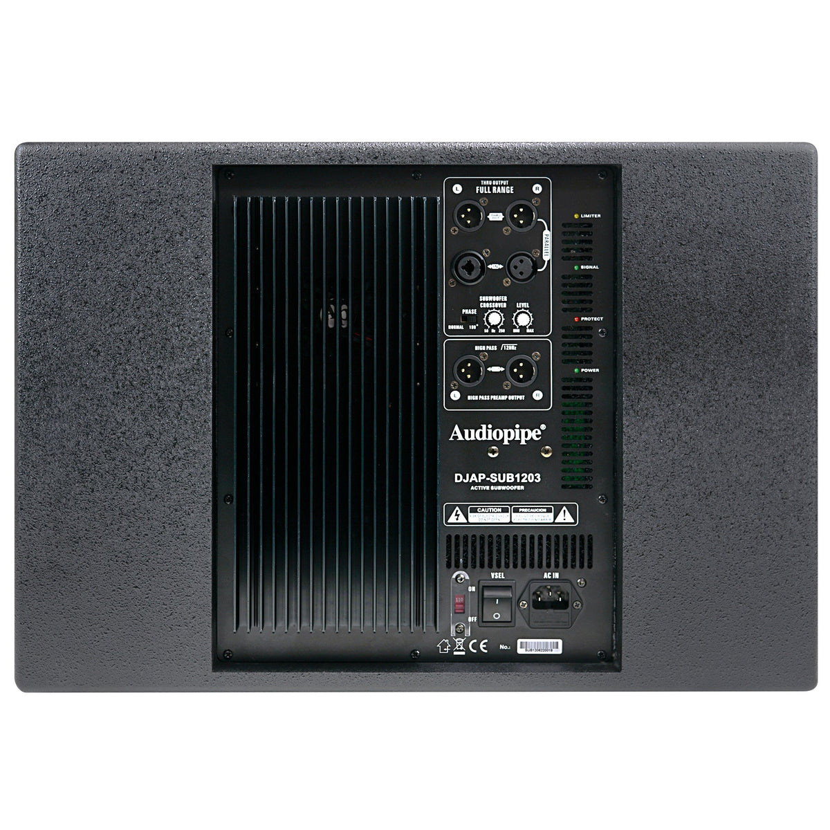 Audiopipe 12" Professional Active Subwoofer DJAP-SUB1203