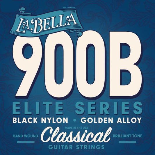 La Bella 900B Elite Serie Black Nylon Classical Guitar Strings