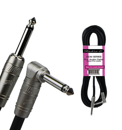 Studio Z Instrument Cable Angle 10Ft ZICM-241414MR-10