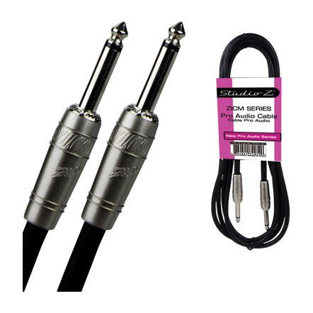 Studio Z Instrument Cable 10Ft 1/4 to 1/4 ZICM-201414M-10
