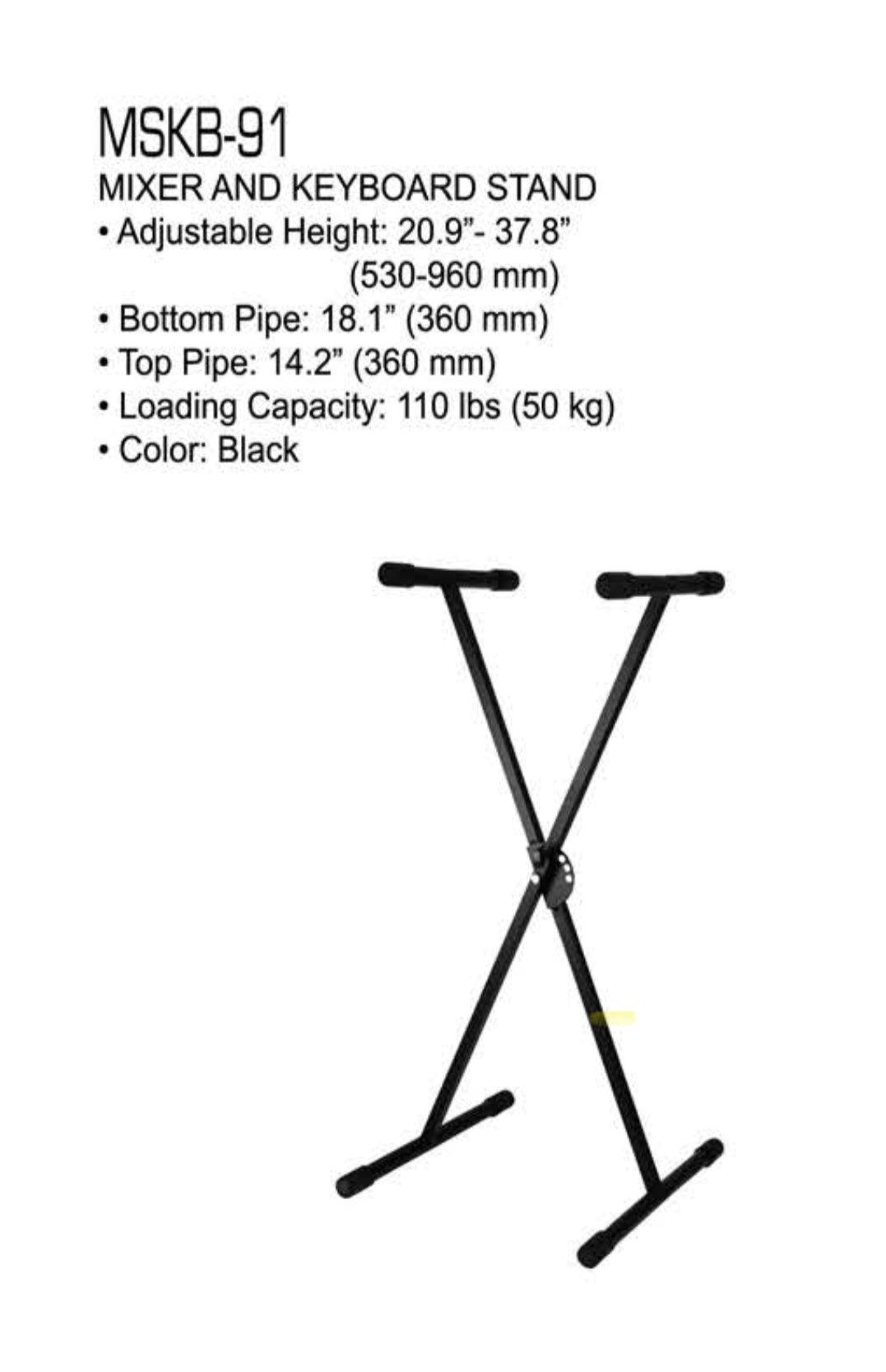 Studio Z Keyboard Stand MSKB-91