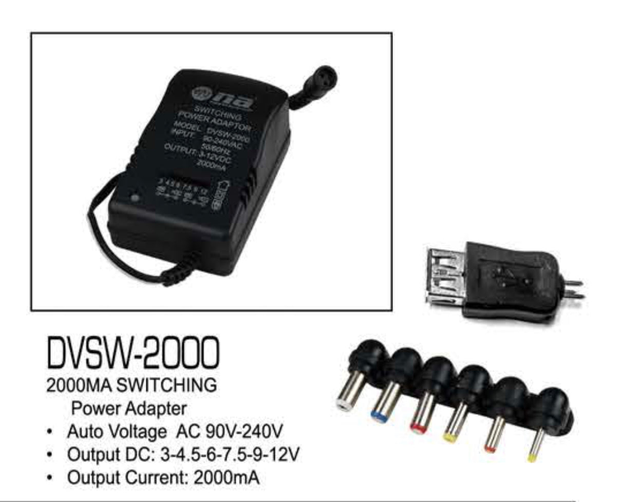NA Power Adaptor DVSW-2000