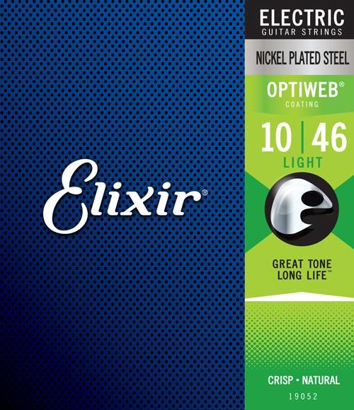 Elixir Nickel Plated Steel With Optiweb Coating 10-46 19052