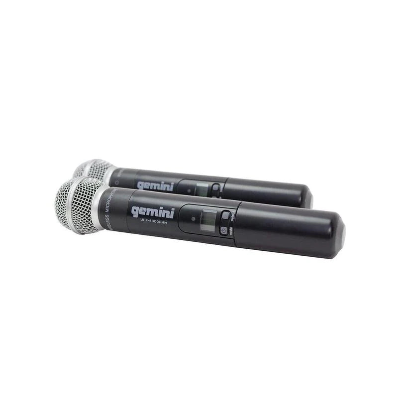 Gemini Dual Handheld Wireless Microphone UHF-6200M