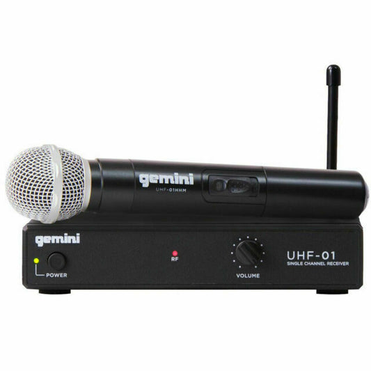 Gemini Handheld Wireless Microphone UHF-01M