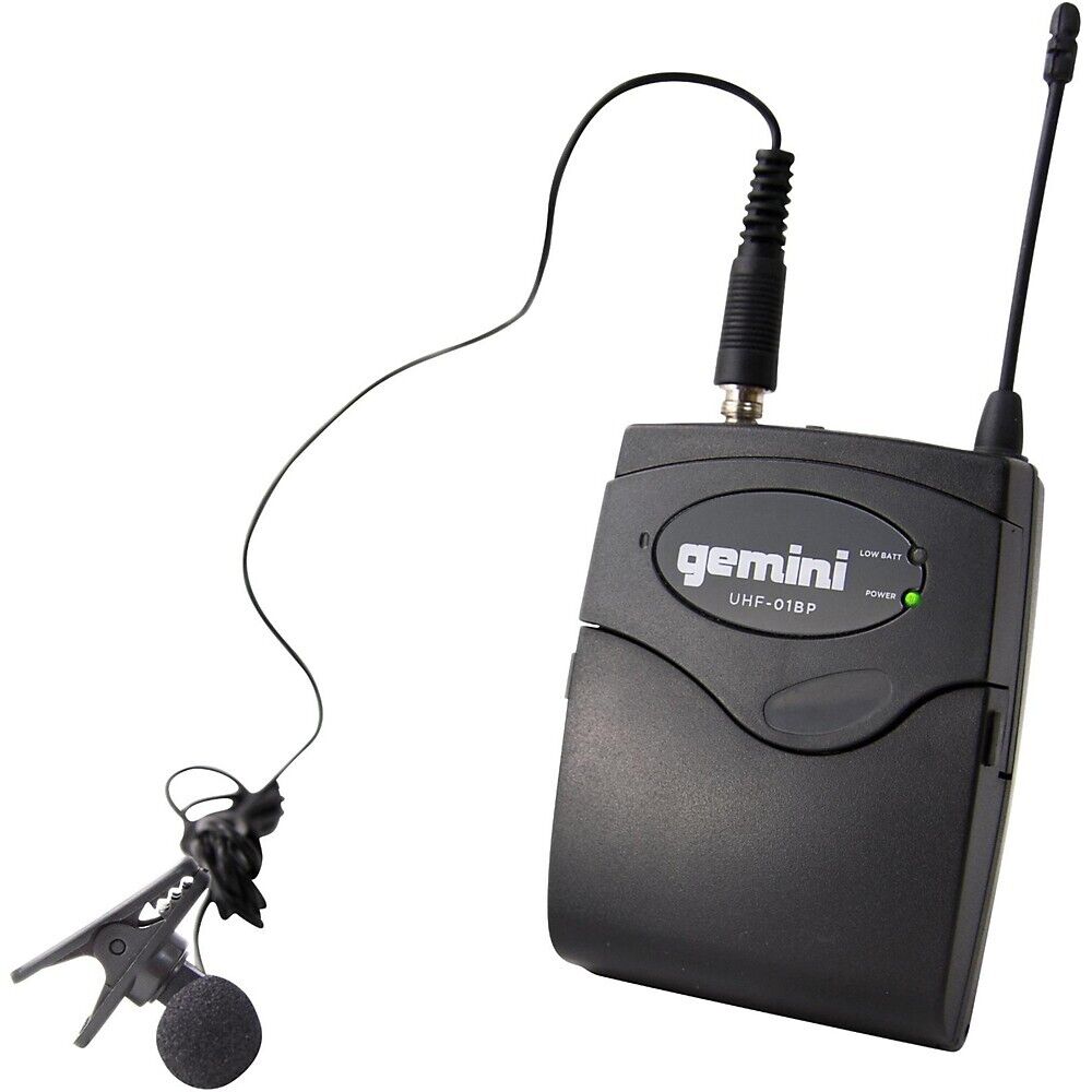 Gemini Headset/Lavalier Wireless Microphone UHF-01HL