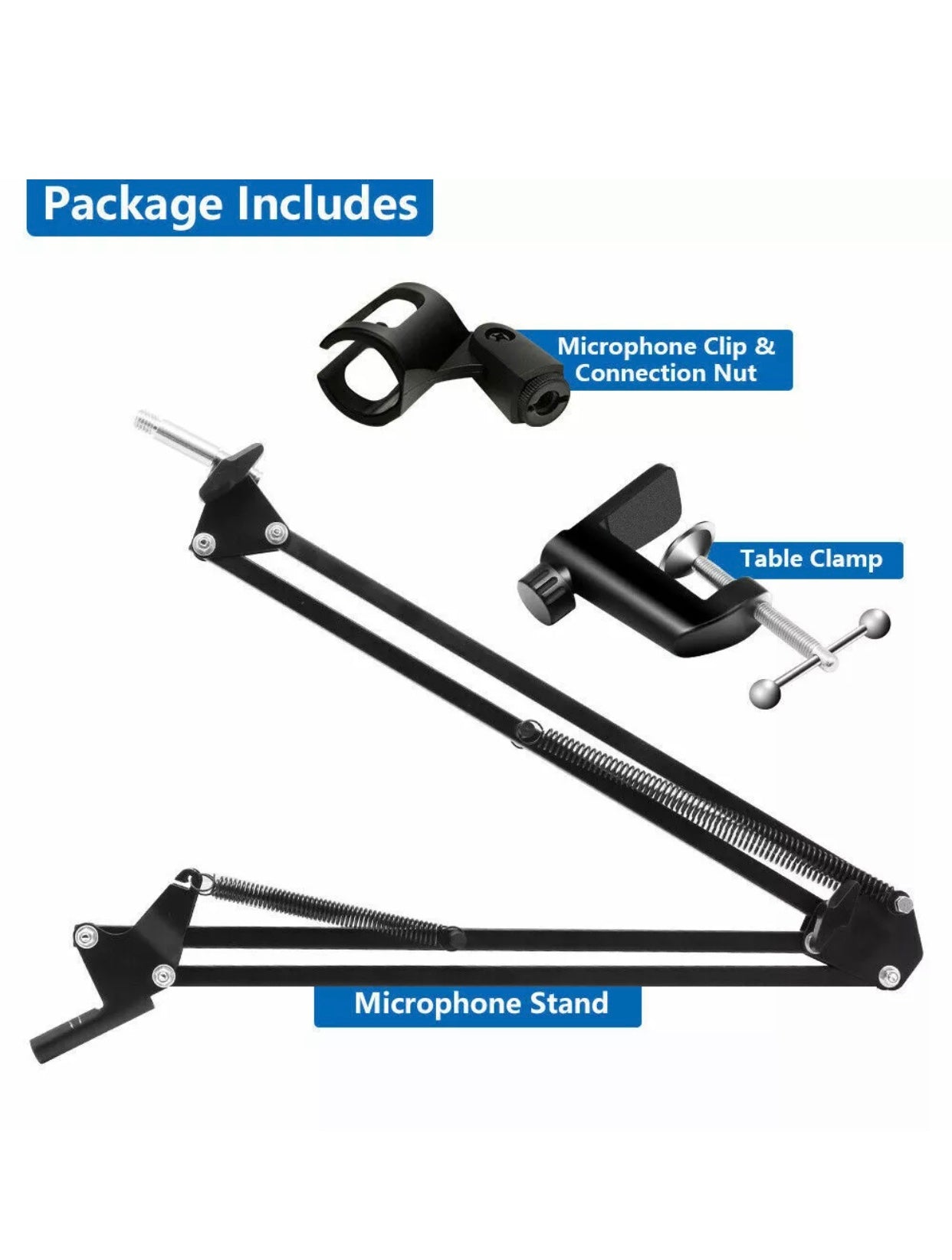 Adjustable Microphone Stand Suspension Boom