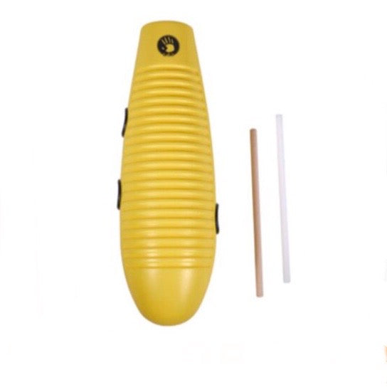 5D2 Professional Plastic Guiro - Yellow