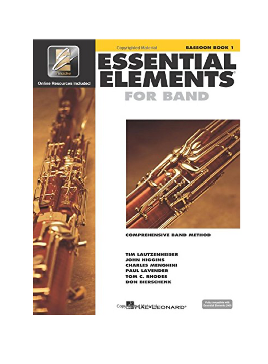 Essential Elements For Band Bassoon Book I