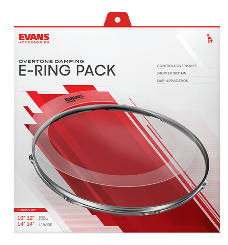 Evans E-Ring Fusion Pack - 10", 12", 14" E-Fusion