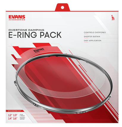Evans E-Ring Standard Pack - 10", 12", 16" E-Standard