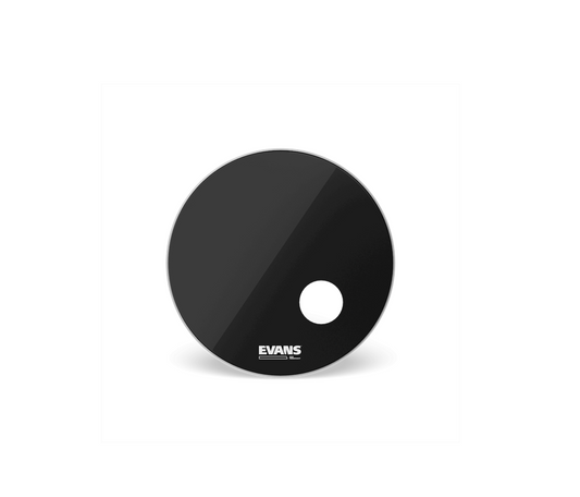 Evans EQ3 Reso Black 22" Bass Drumhead Bd22Rb