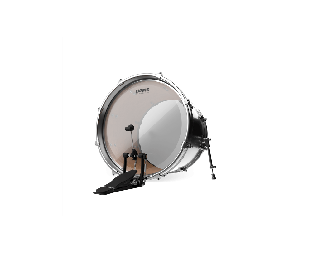Evans Eq4 22" Clear Bass Drumhead Bd22Gb4