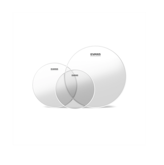 Evans G1 Clear Fusion Tom Pack (10", 12", 14") Etp-G1Clr-F