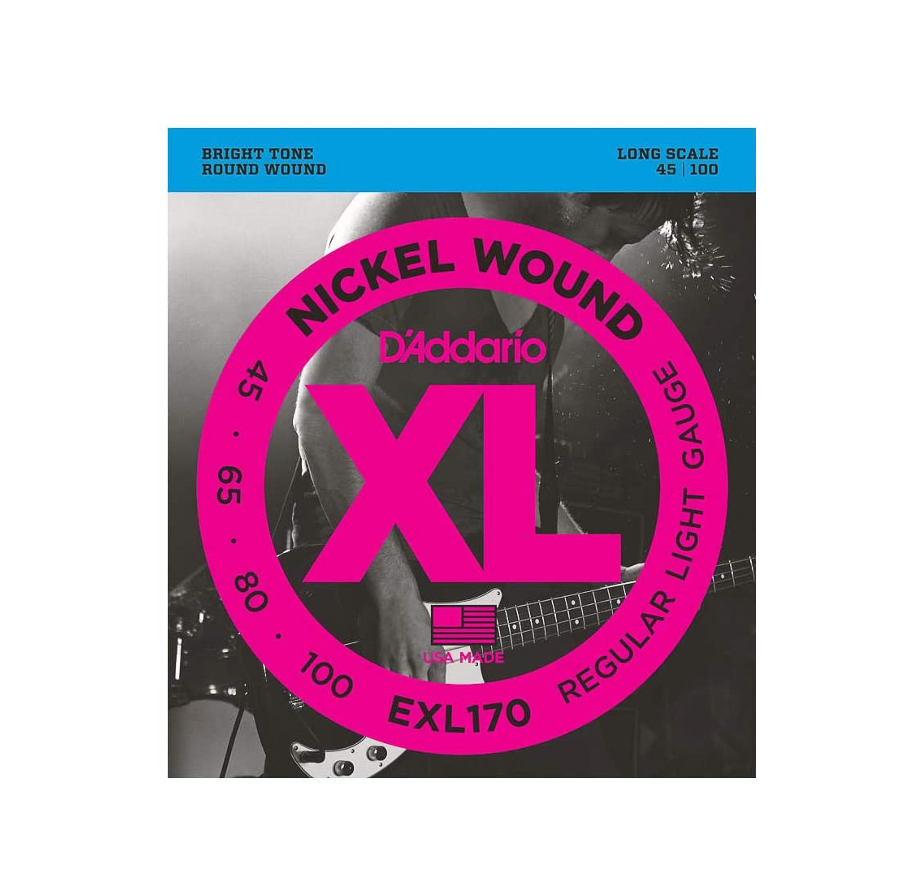 D'Addario Exl170 Nickle Wound Bass Strings