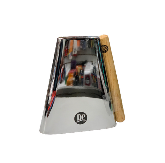 Dp 7" Chrome Handheld Cowbell With Beater (Dp-C7C)