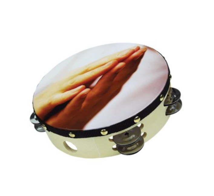 Studio Z 8" Double Wood Tambourine Atm-Hnd-8