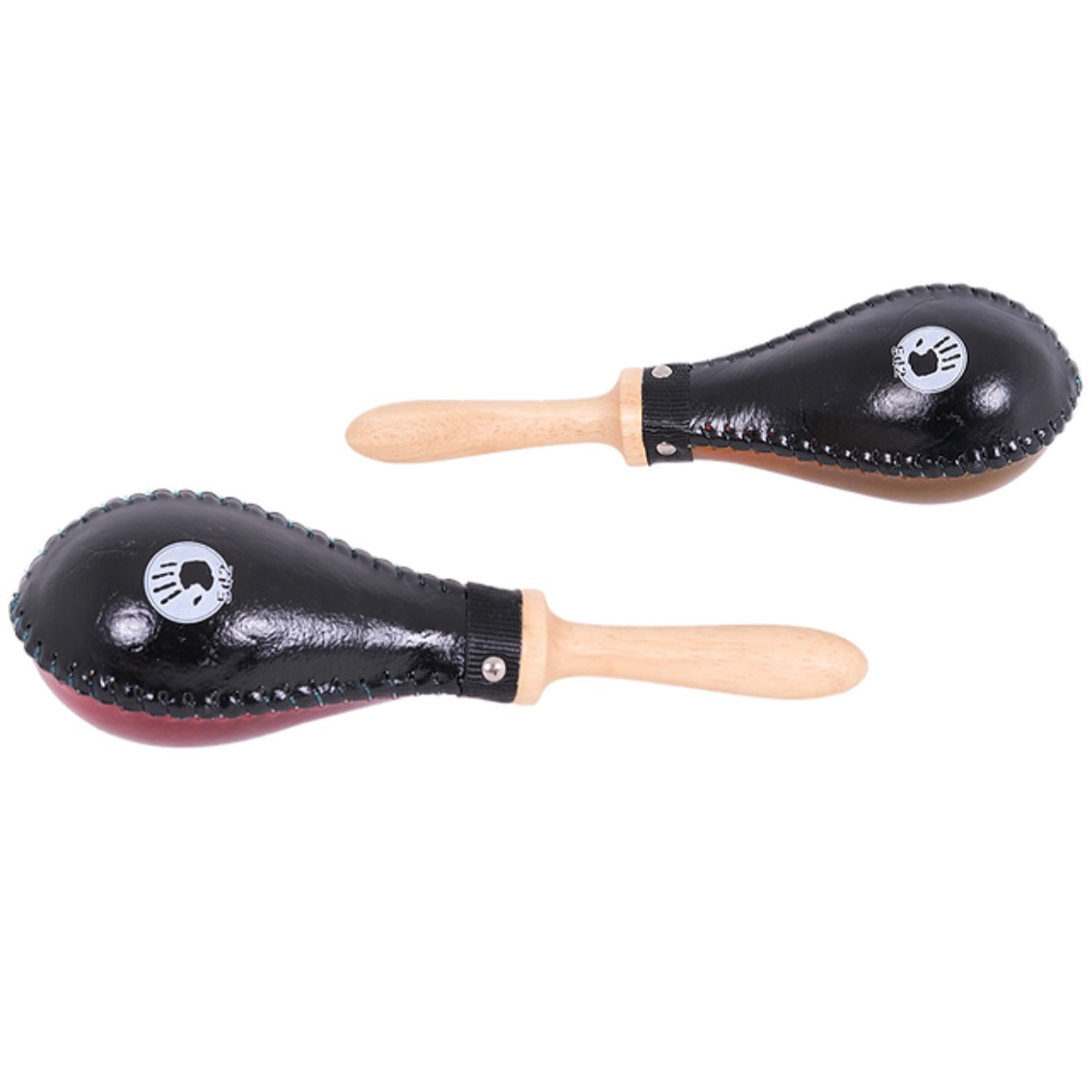 5d2 Rawhide Maracas Tri-Tone Large M700-3C