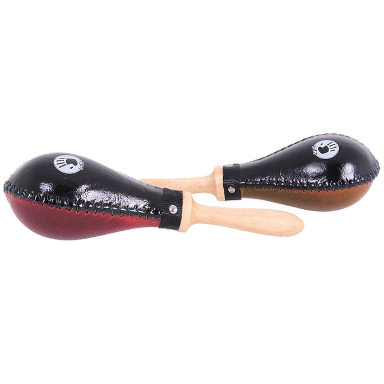 5d2 Rawhide Maracas Tri-Tone Large M700-3C