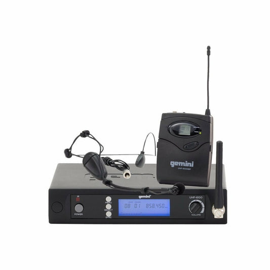 Gemini Headset Wireless Microphone UHF-6100HL