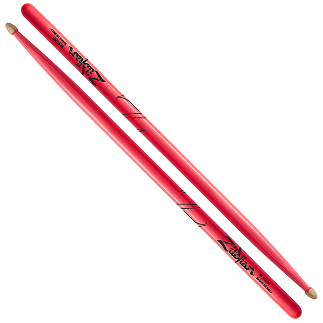 Zildjian 5A Acorn Neon Pink Drumsticks